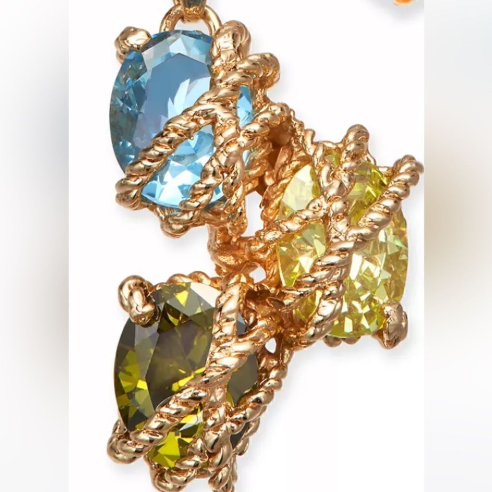 NWT CHARTER CLUB
Multi-Stone Wrapped Pendant Necklace